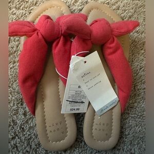 NWT a new day ultimate comfort red sandals